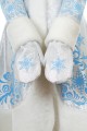 Костюм Снегурочки «Метелица», рукавички с декоративной отделкой из термопленки FLEX